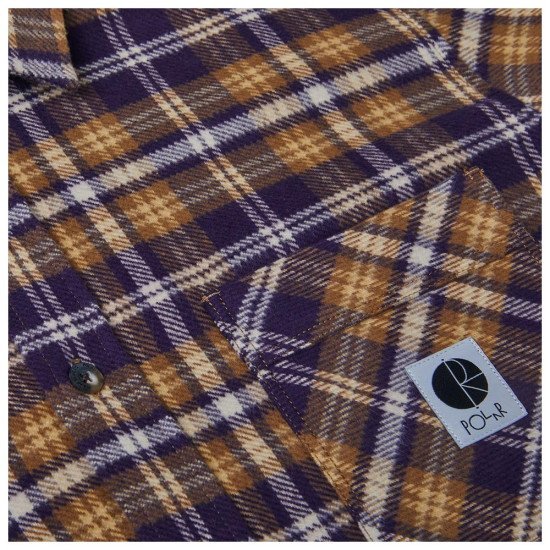 Polar Skate Co. Ανδρικό πουκάμισο Flannel Shirt (Plum)